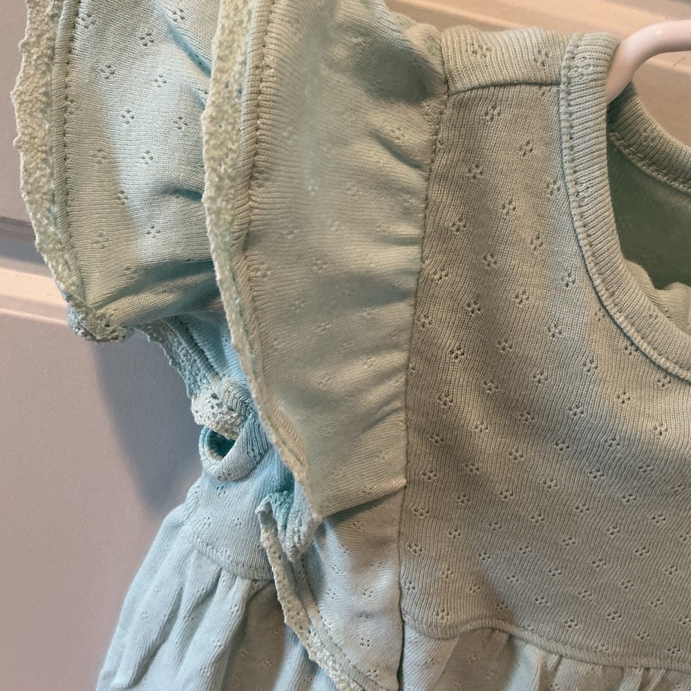 NWT Gerber Two Piece Lightweight Mint Green Dress Size 18 M - Picture 6 of 7